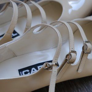 Carel KINA: Beige leather mary jane